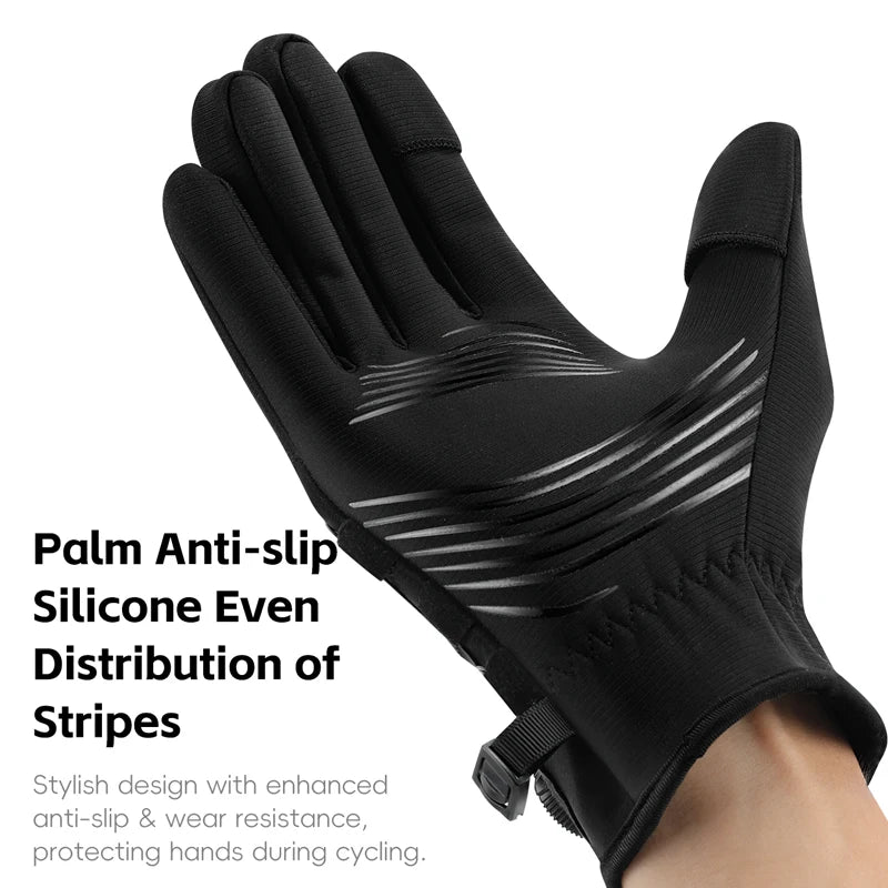 ❄️ WEST BIKING Winter Thermo-Fahrradhandschuhe für Herren