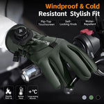 ❄️ WEST BIKING Winter Thermo-Fahrradhandschuhe für Herren