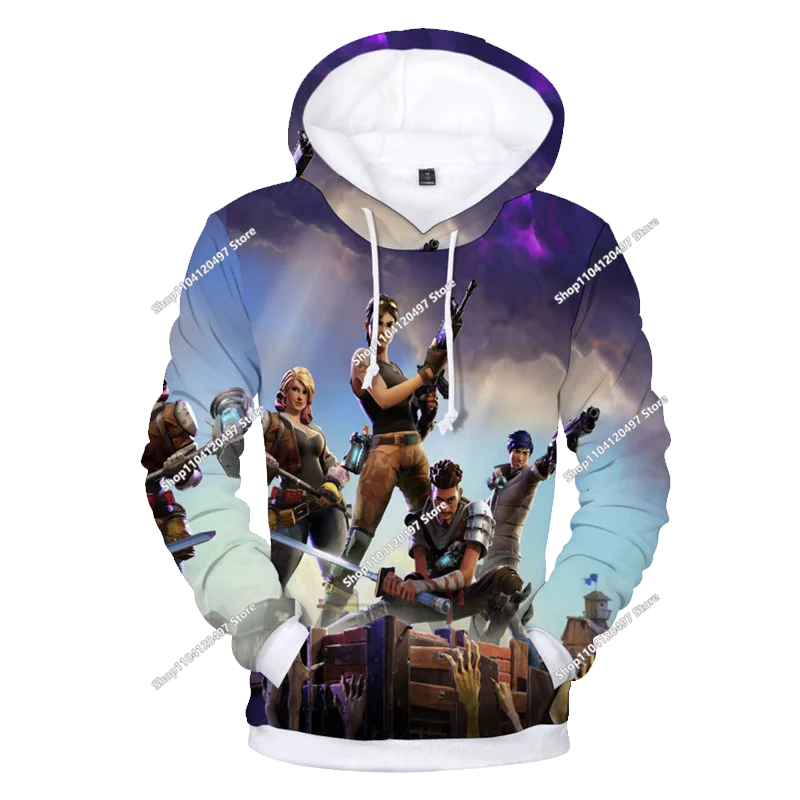 🔥 Fortnite Kinder Hoodie/T-Shirt – Bequeme Streetwear für Jungen & Mädchen