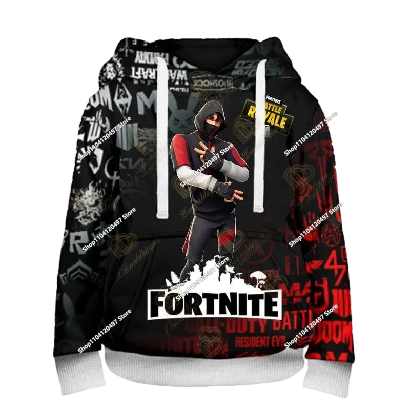 🔥 Fortnite Kinder Hoodie/T-Shirt – Bequeme Streetwear für Jungen & Mädchen