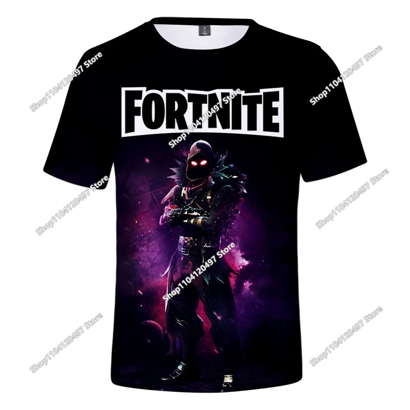 🔥 Fortnite 3D Kinder T-Shirt – Battle Royale Hero Shirt für Jungen & Mädchen