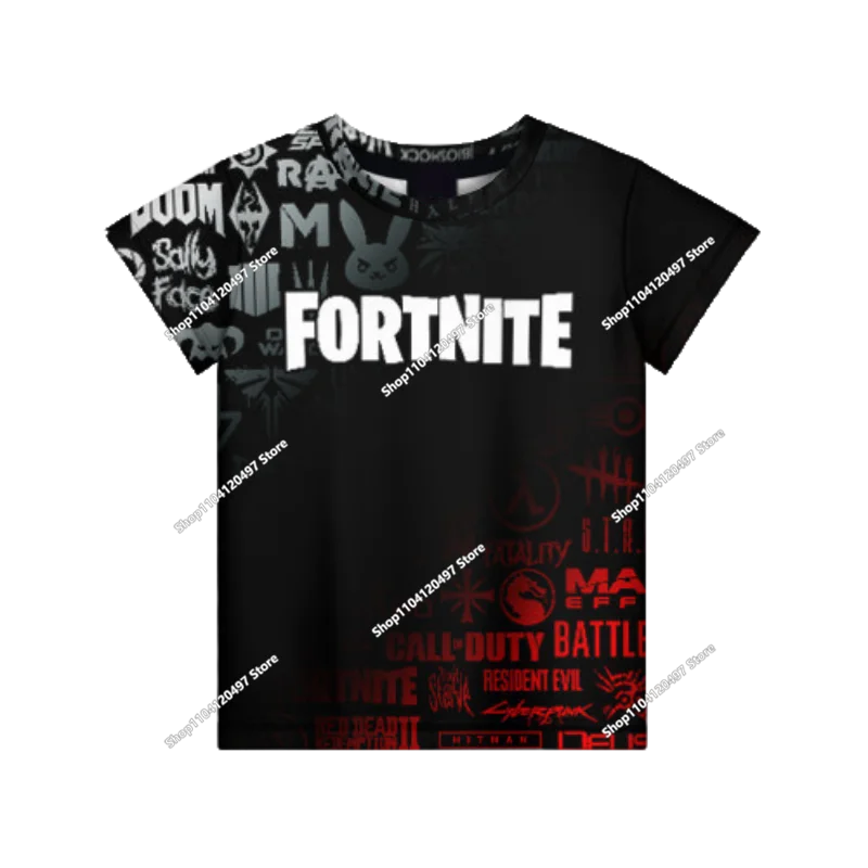 🔥 Fortnite Kinder Hoodie/T-Shirt – Bequeme Streetwear für Jungen & Mädchen