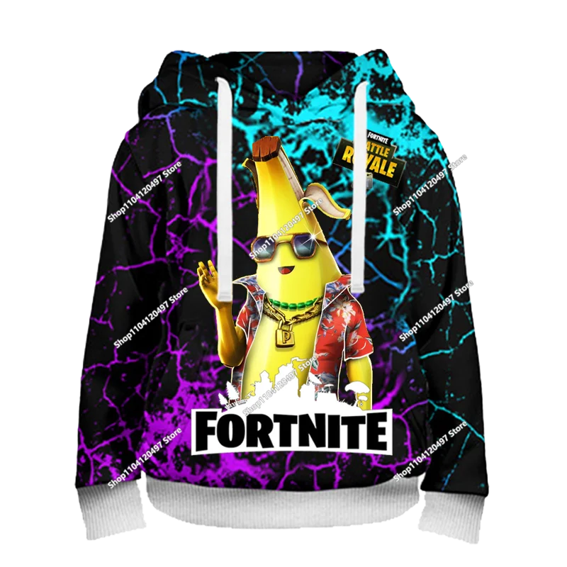 🔥 Fortnite Kinder Hoodie/T-Shirt – Bequeme Streetwear für Jungen & Mädchen