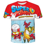🦸‍♂️ SuperZings Kinder T-Shirt – Buntes Anime & Spiel Streetwear Shirt für Jungen & Mädchen