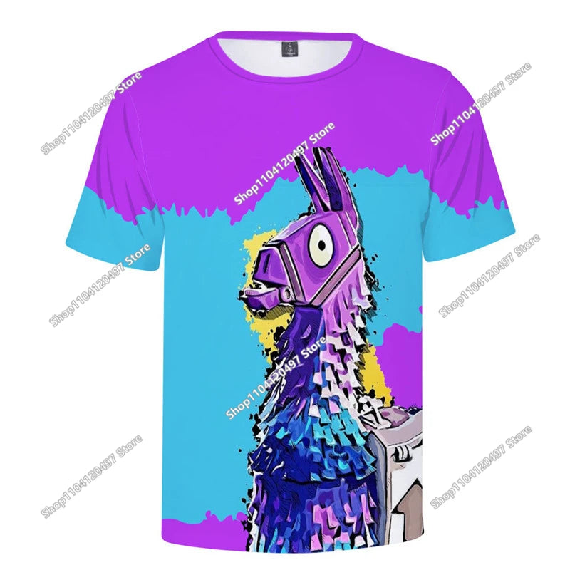 🔥 Fortnite 3D Kinder T-Shirt – Battle Royale Hero Shirt für Jungen & Mädchen
