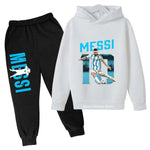 ⚽ Kinder Messi-Avatar Hoodie & Hose – 2-teilig