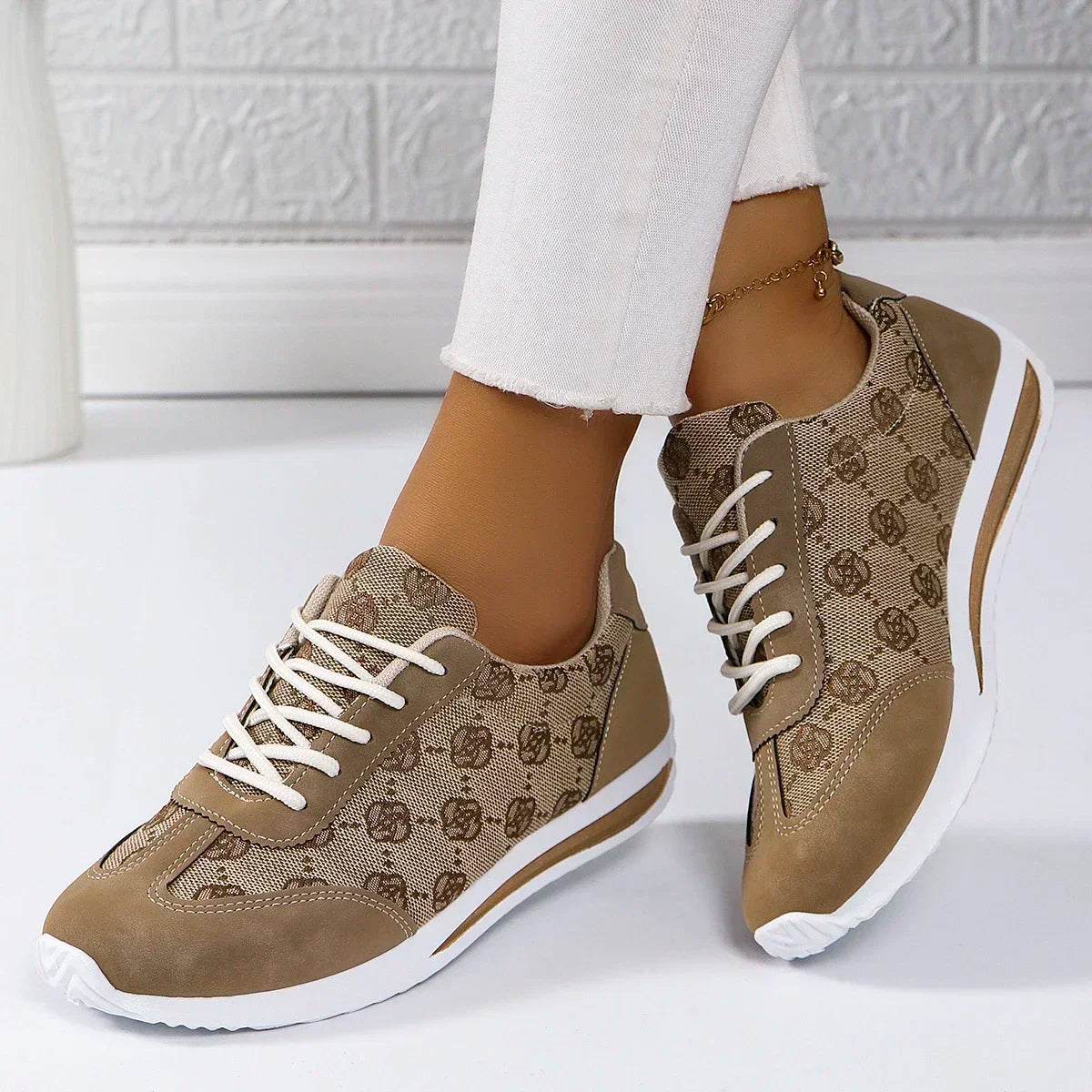 👟 Damen Designer-Sneaker – Atmungsaktiv