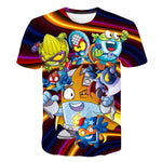 🦸‍♂️ SuperZings Kinder T-Shirt – Buntes Anime & Spiel Streetwear Shirt für Jungen & Mädchen