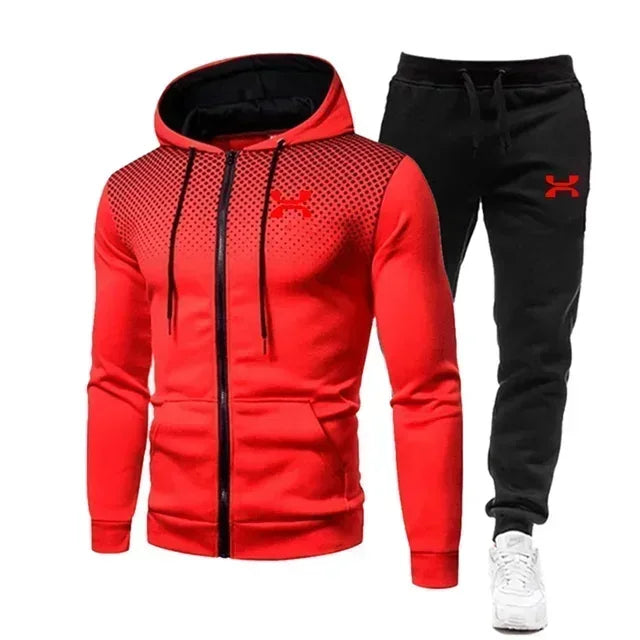 🎽Herren Sport-Trainingsanzug – Warmer Herbst & Winter Tage🔥