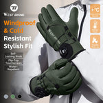 ❄️ WEST BIKING Winter Thermo-Fahrradhandschuhe für Herren