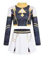 ✨ Mode Gedrucktes Kinder-Set – Cosplay & Party Outfit für Mädchen ✨