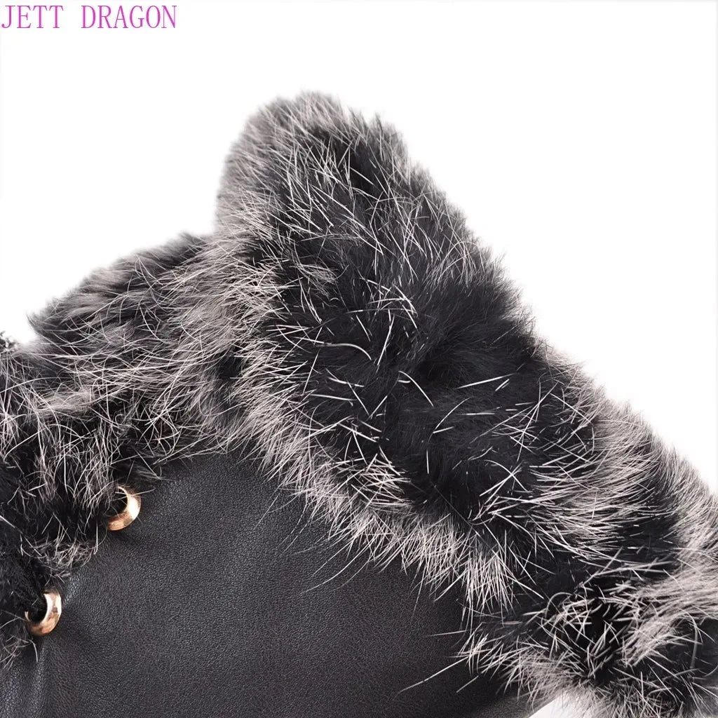 👢Kniehohe Damen- Fellstiefel- Stiletto