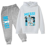 ⚽ Kinder Messi-Avatar Hoodie & Hose – 2-teilig