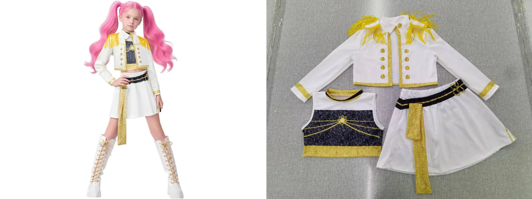 ✨ Mode Gedrucktes Kinder-Set – Cosplay & Party Outfit für Mädchen ✨