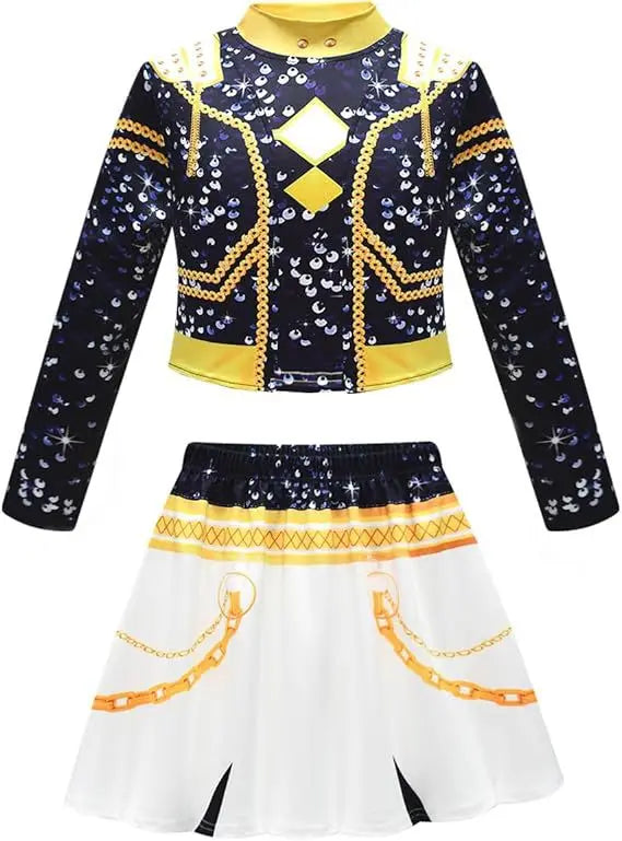 ✨ Mode Gedrucktes Kinder-Set – Cosplay & Party Outfit für Mädchen ✨