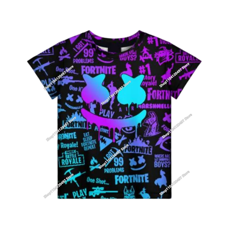 🔥 Fortnite Kinder Hoodie/T-Shirt – Bequeme Streetwear für Jungen & Mädchen