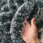 🎄2M Weihnachts-Girlande – Grünes Lametta Band für Baum, Kranz & Deko (PVC)