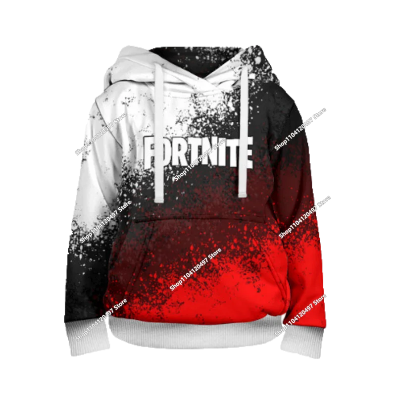 🔥 Fortnite Kinder Hoodie/T-Shirt – Bequeme Streetwear für Jungen & Mädchen