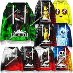 🔥 Fortnite Kinder Hoodie – Warmer Cartoon Kapuzenpullover für Jungen & Mädchen