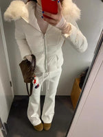 🖤Frankreich Casual Vintage Parka – Damen Kurzjacke mit Kapuze (Hepburn Chic)