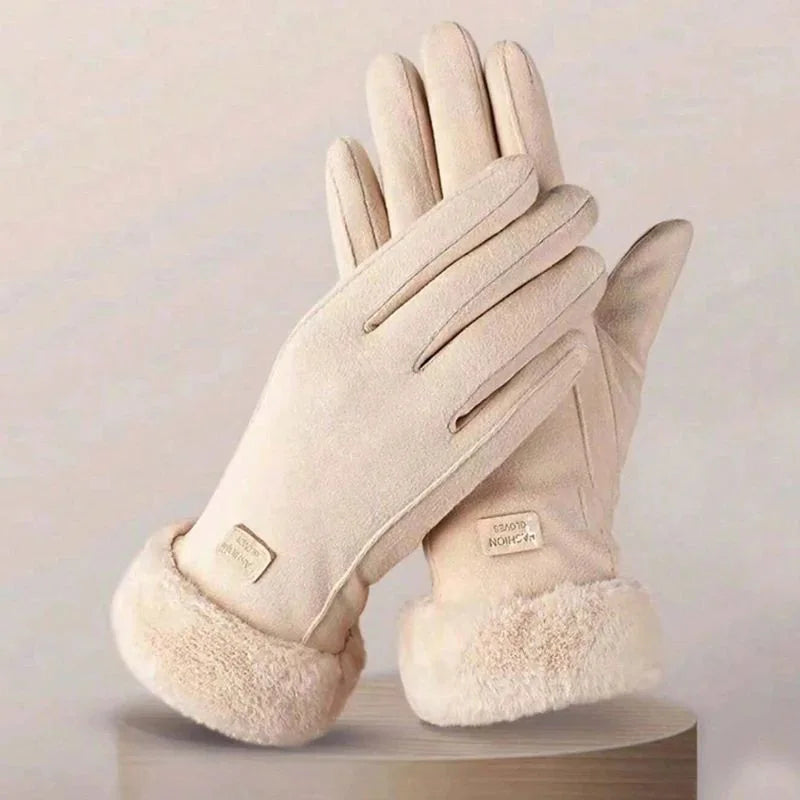 🧤 Thermisch gefütterte Winter-Fahrradhandschuhe für Damen