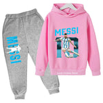 ⚽ Kinder Messi-Avatar Hoodie & Hose – 2-teilig