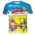 🦸‍♂️ SuperZings Kinder T-Shirt – Buntes Anime & Spiel Streetwear Shirt für Jungen & Mädchen