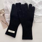 🍁 Unisex Touchscreen-Handschuhe aus 100 % Wolle – Warme Strickhandschuhe🧤