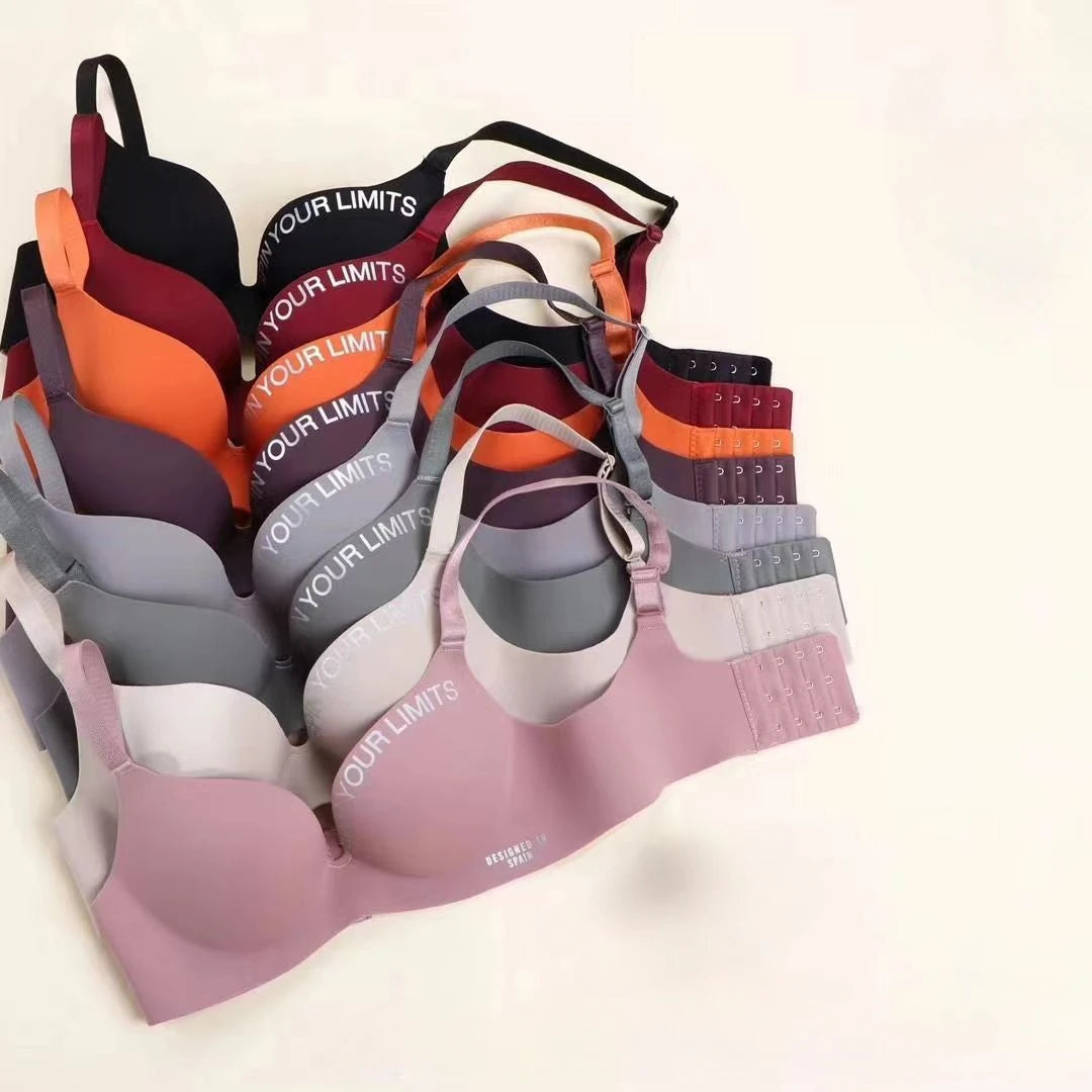 ✨ Nahtloser Push-Up BH für Damen – Bequemer Einteiler mit verstellbaren Trägern 🌸