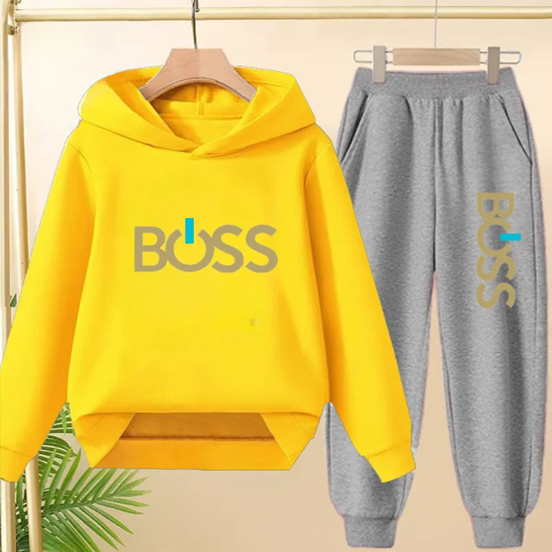 🩳 Kinder Hoodie & Hosen – 2-teiliges Sport-Set (3–12 Jahre)