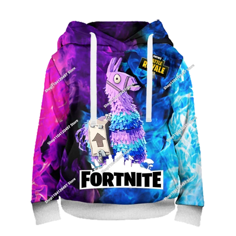 🔥 Fortnite Kinder Hoodie/T-Shirt – Bequeme Streetwear für Jungen & Mädchen