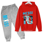 ⚽ Kinder Messi-Avatar Hoodie & Hose – 2-teilig