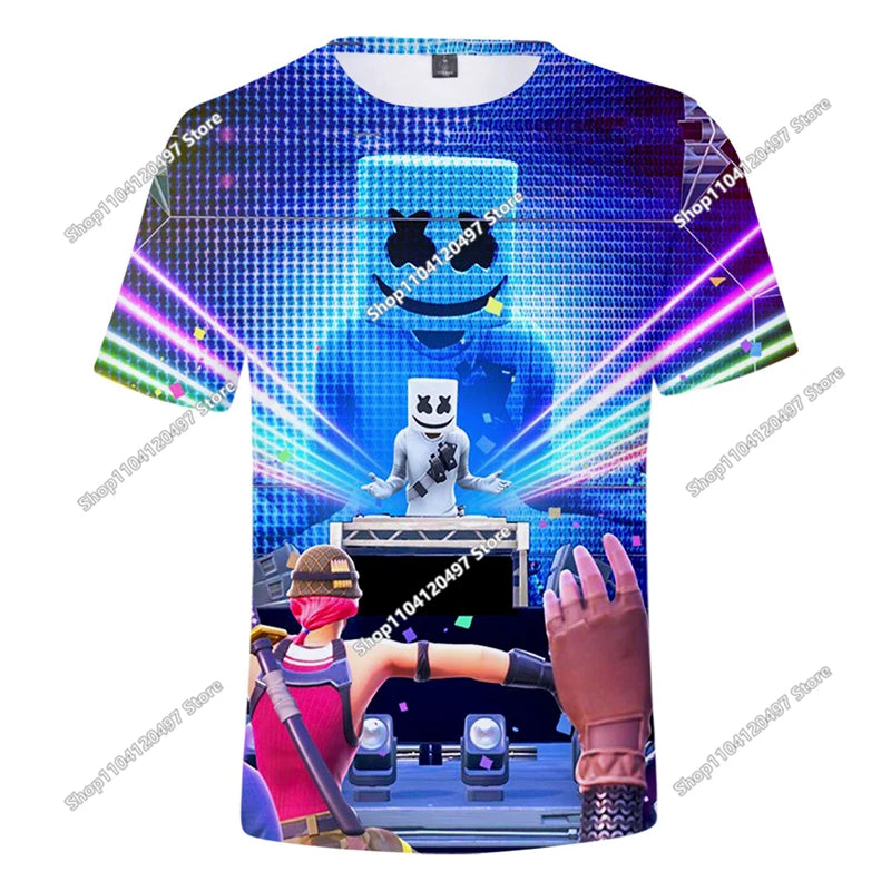 🔥 Fortnite 3D Kinder T-Shirt – Battle Royale Hero Shirt für Jungen & Mädchen
