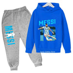⚽ Kinder Messi-Avatar Hoodie & Hose – 2-teilig