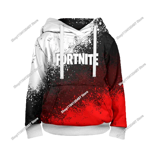 🔥 Fortnite Kinder Hoodie – Warmer Cartoon Kapuzenpullover für Jungen & Mädchen