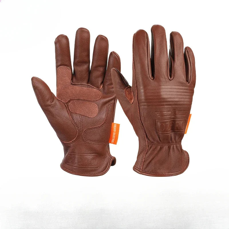 🏍️🚴‍♂️Retro Motorradhandschuhe aus echtem Schaffell – atmungsaktiv, rutschfest & stylisch 🧤🔥