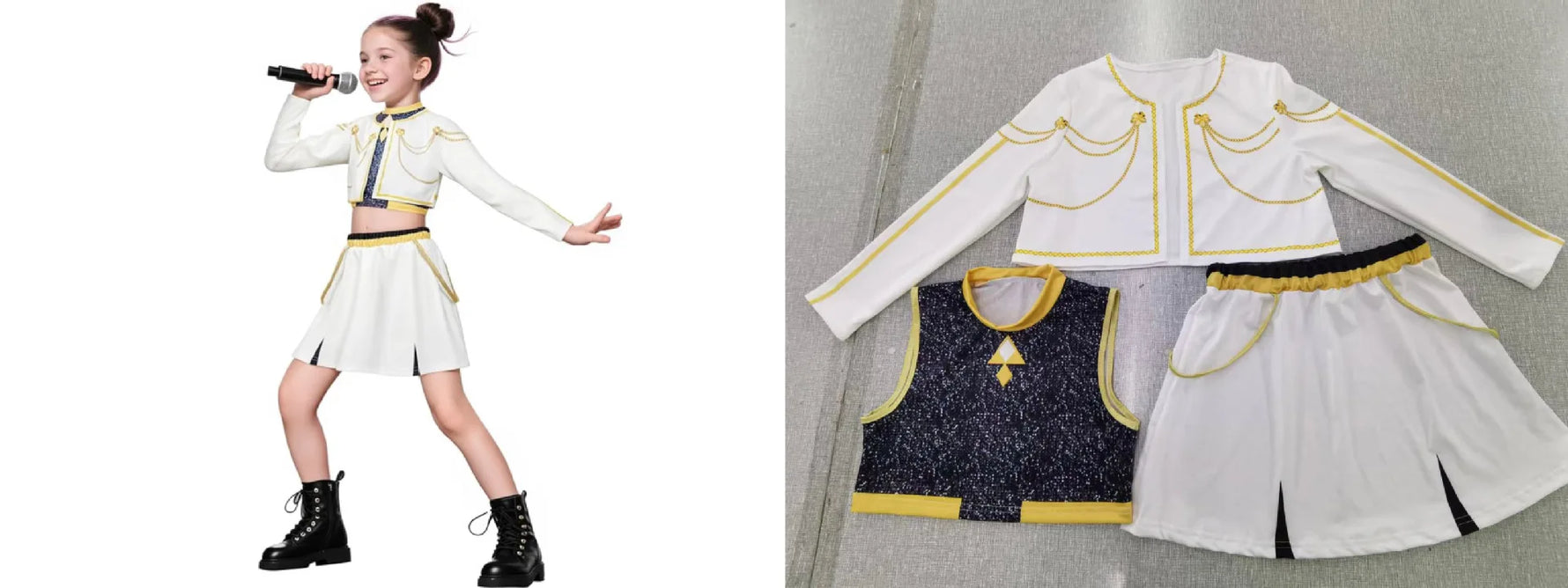 ✨ Mode Gedrucktes Kinder-Set – Cosplay & Party Outfit für Mädchen ✨